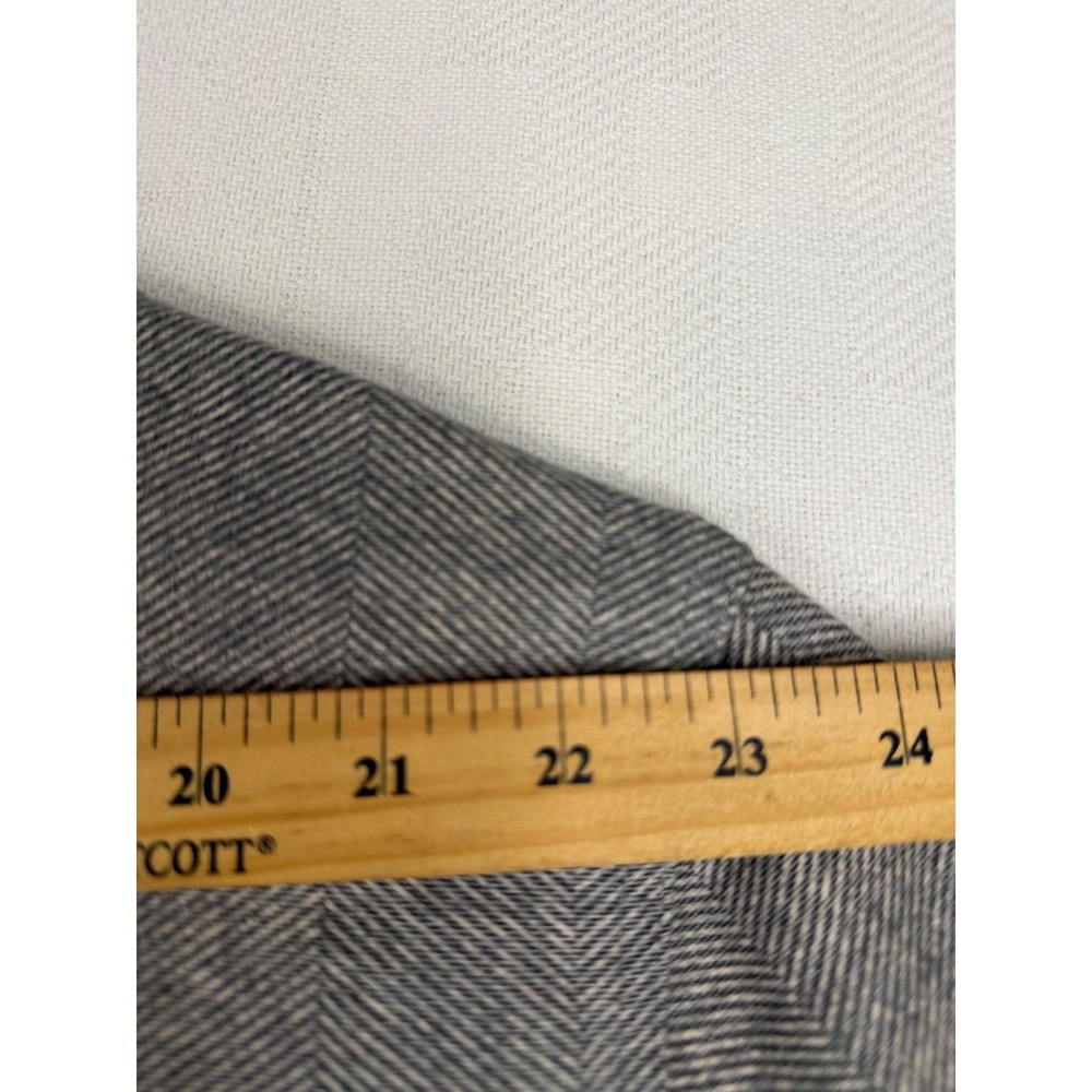 Alesbury Mens 3XL Gray Herringbone Button Down Shirt Long Sleeve Stitch Fix NEW - Picture 8 of 10